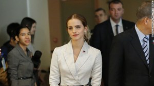 Emma Watson, at the UN